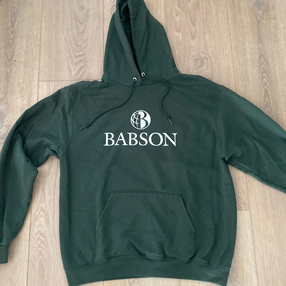 Babson College Champion men’s original logo sweatshirt hoodie